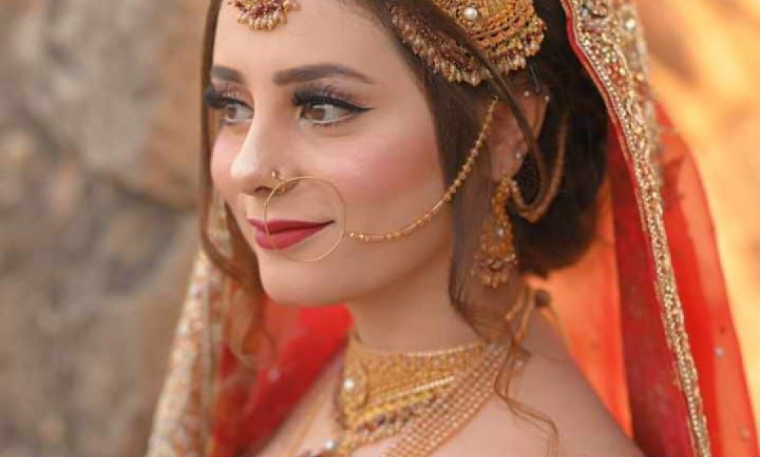 Bridal Make over at Aura Bloom Salon