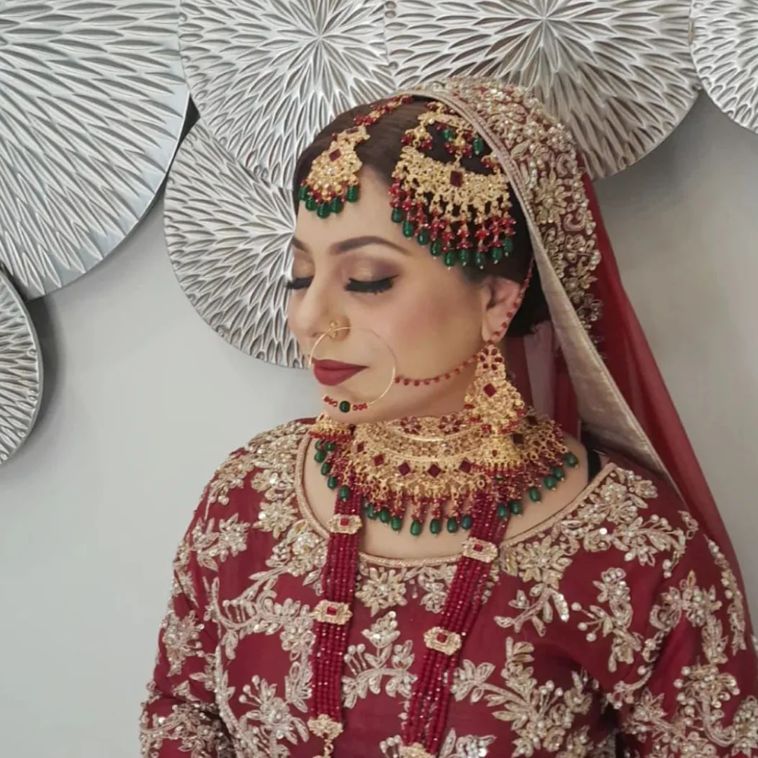 Bridal Make over at Aura Bloom Salon in rwp